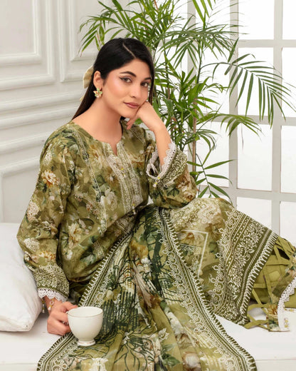 Digital Printed Lawn 3PC-ZR167