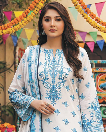 Printed Lawn 3PC-ZR044
