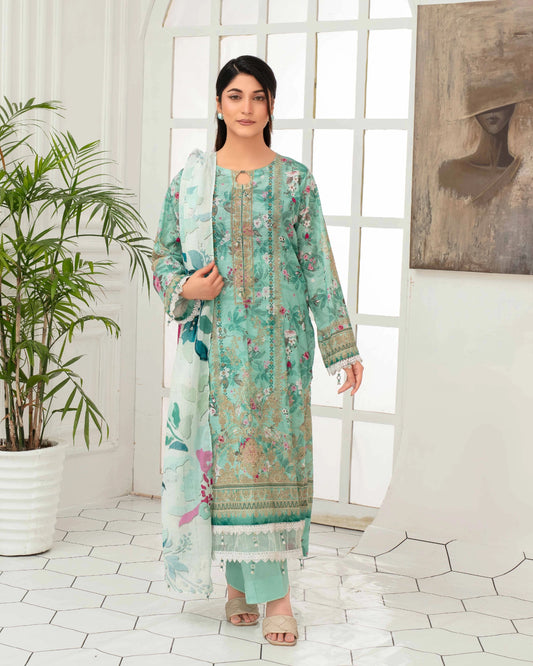 Digital Printed Lawn 3PC-ZR172