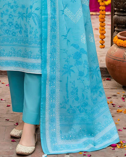 Printed Lawn 3PC-ZR046
