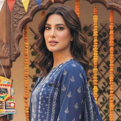 Printed Lawn 3PC-ZR045