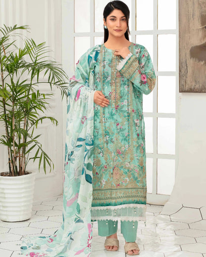 Digital Printed Lawn 3PC-ZR172