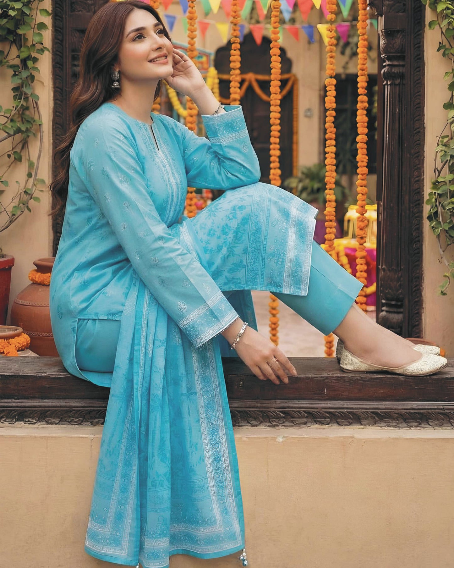 Printed Lawn 3PC-ZR046