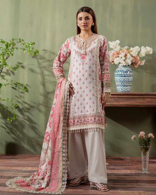 Premium Printed Lawn 3PC-ZR028