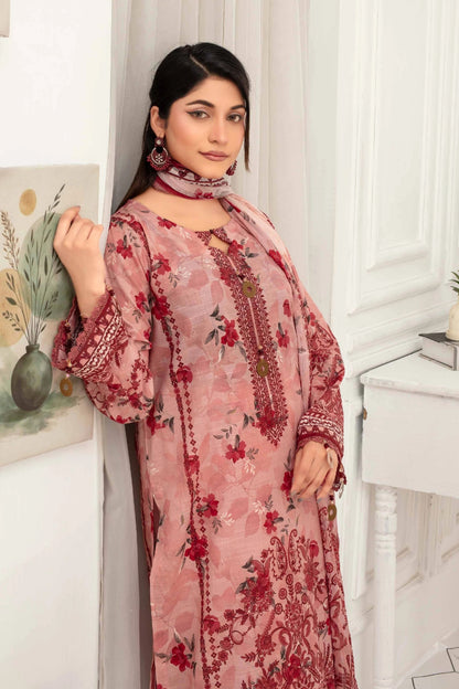 Digital Printed Lawn 3PC-ZR169