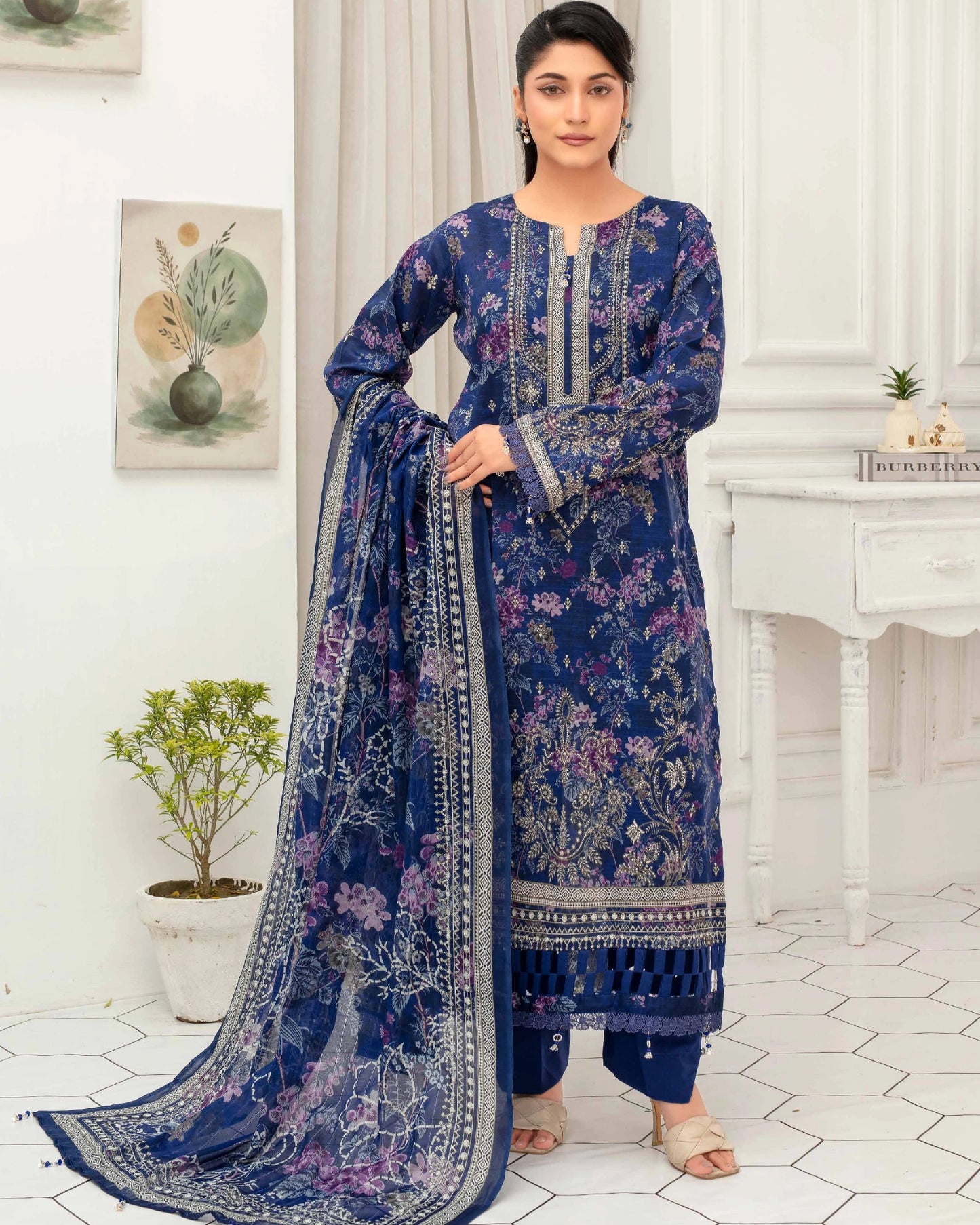 Digital Printed Lawn 3PC-ZR170