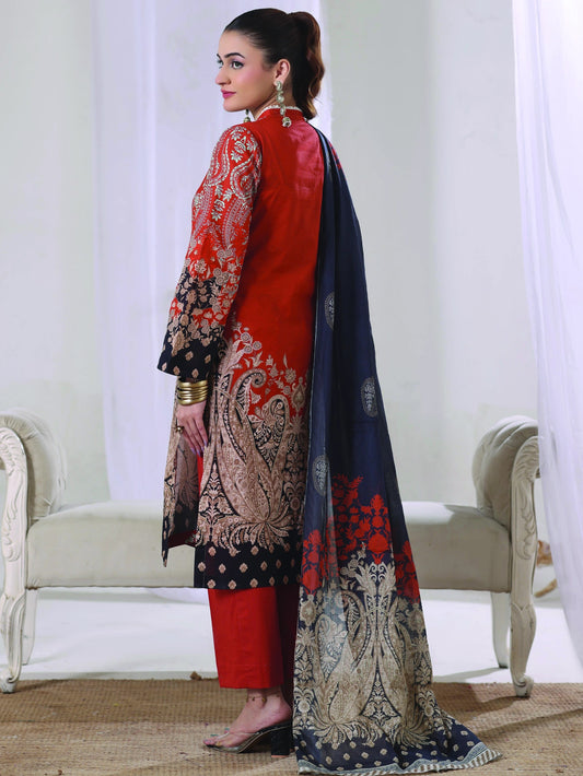 Digital Printed Lawn 3PC-ZR185