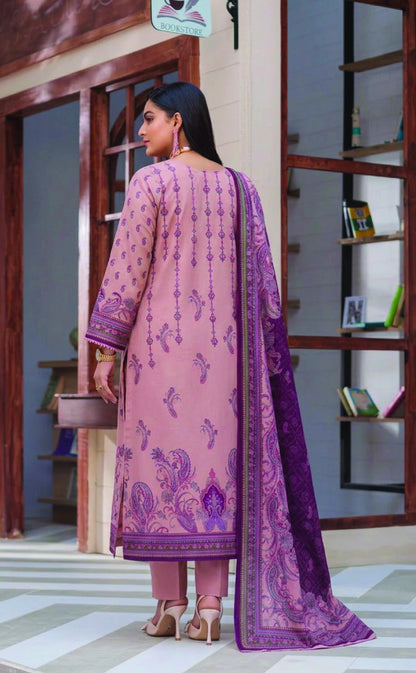 Digital Printed Lawn 3PC Suit-ZR191