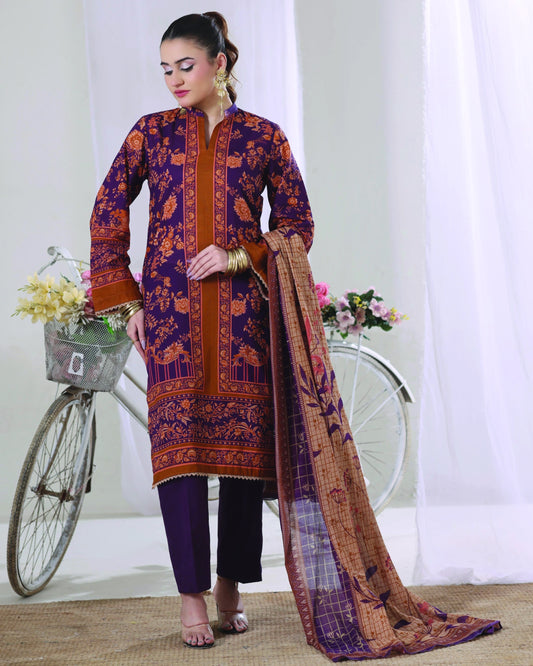 Digital Printed Lawn 3PC-ZR176