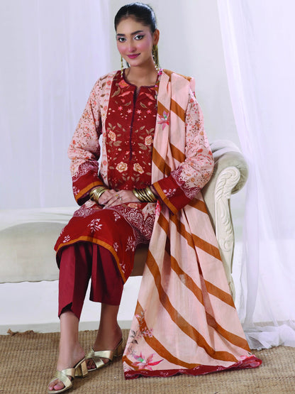 Digital Printed Lawn 3PC-ZR178