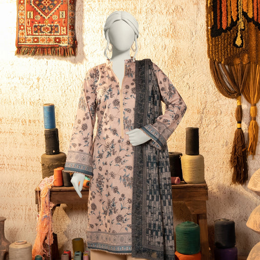 Digital Printed Lawn 3PC Suit-ZR150