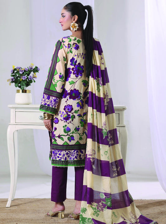 Digital Printed Lawn 3PC-ZR182