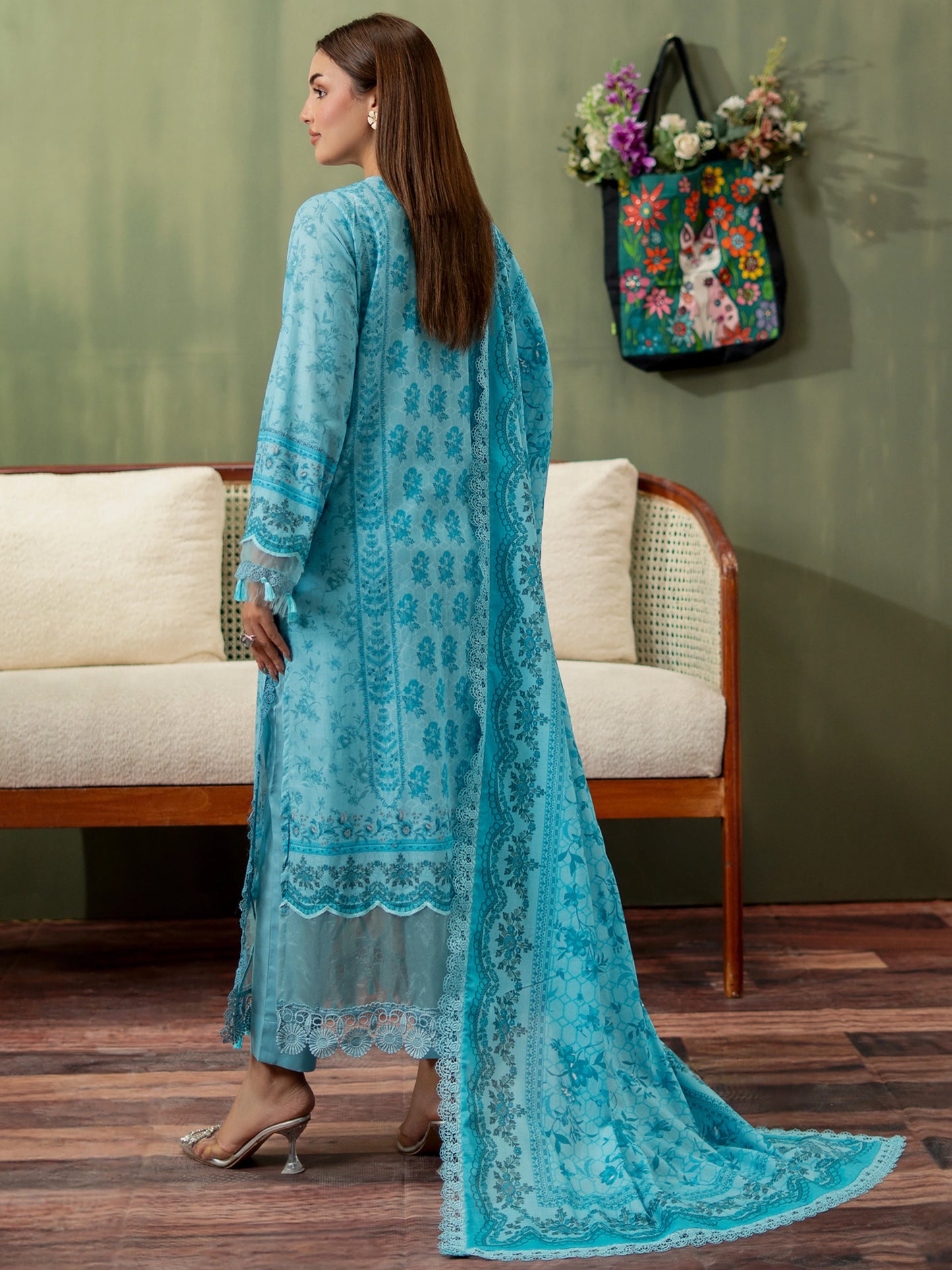 Premium Printed Lawn 3PC-ZR025