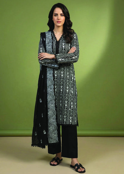 Digital Printed Lawn 3 PC Suit-ZR126