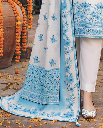 Printed Lawn 3PC-ZR044