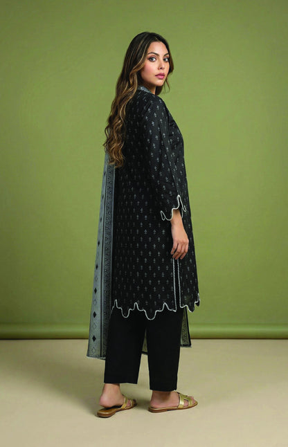 Digital Printed Lawn 3 PC Suit-ZR131