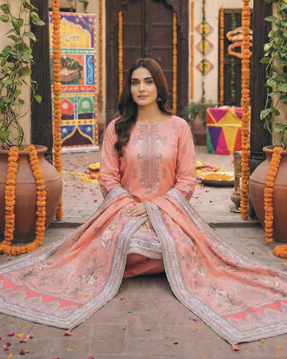 Printed Lawn 3PC-ZR051