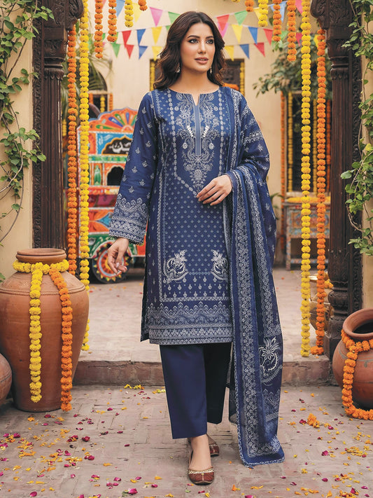 Printed Lawn 3PC-ZR045