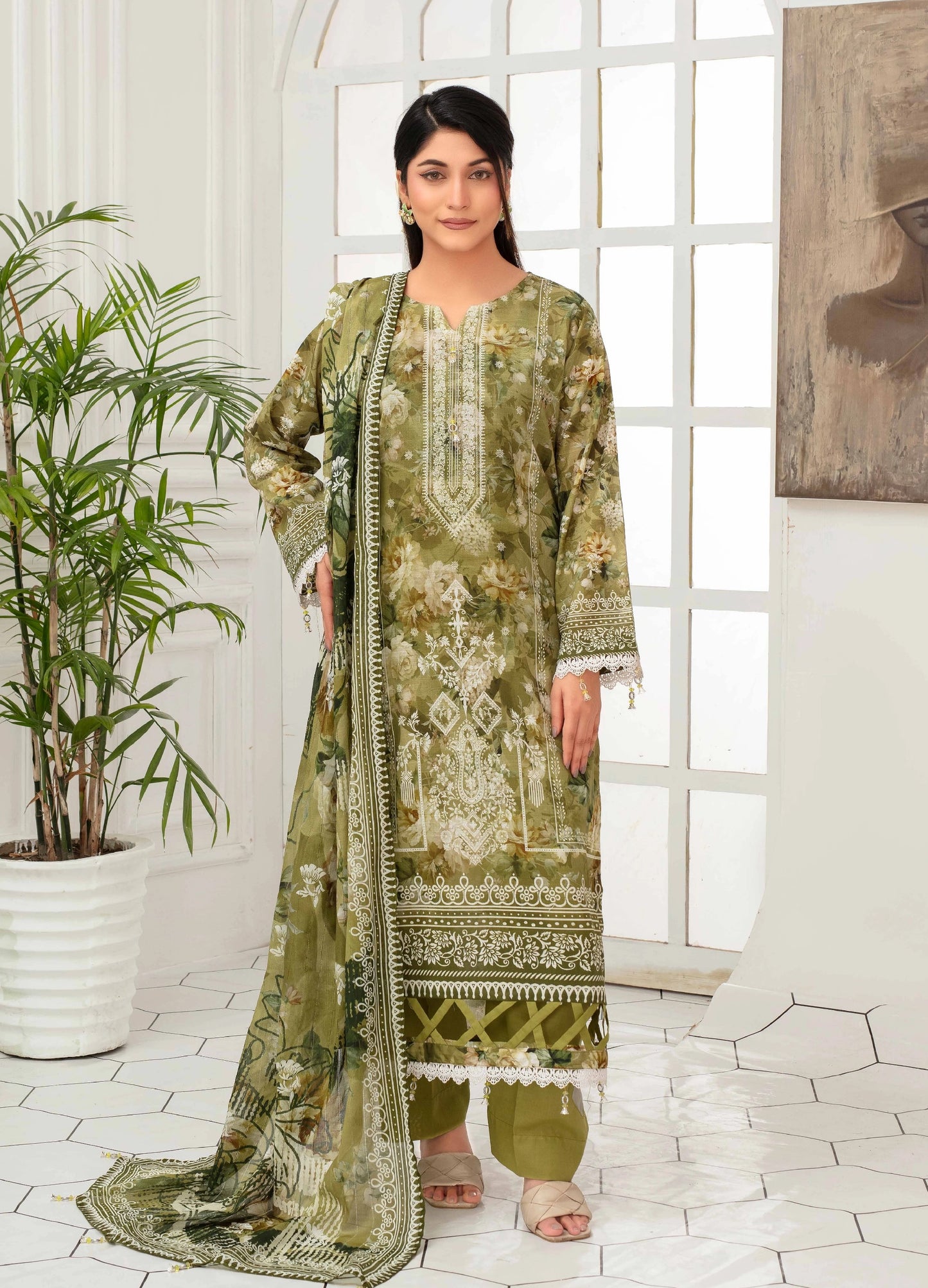 Digital Printed Lawn 3PC-ZR167