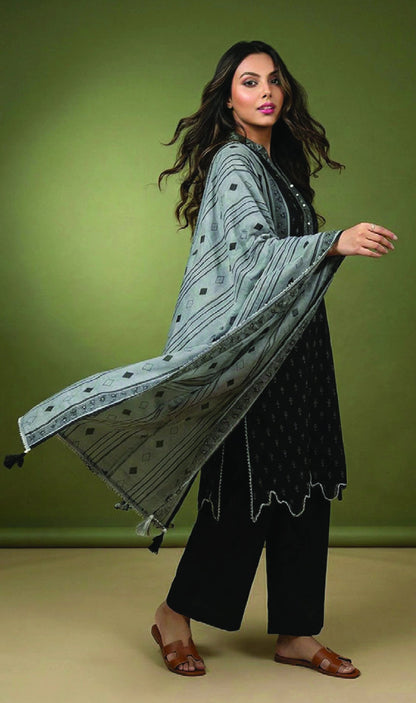 Digital Printed Lawn 3 PC Suit-ZR131